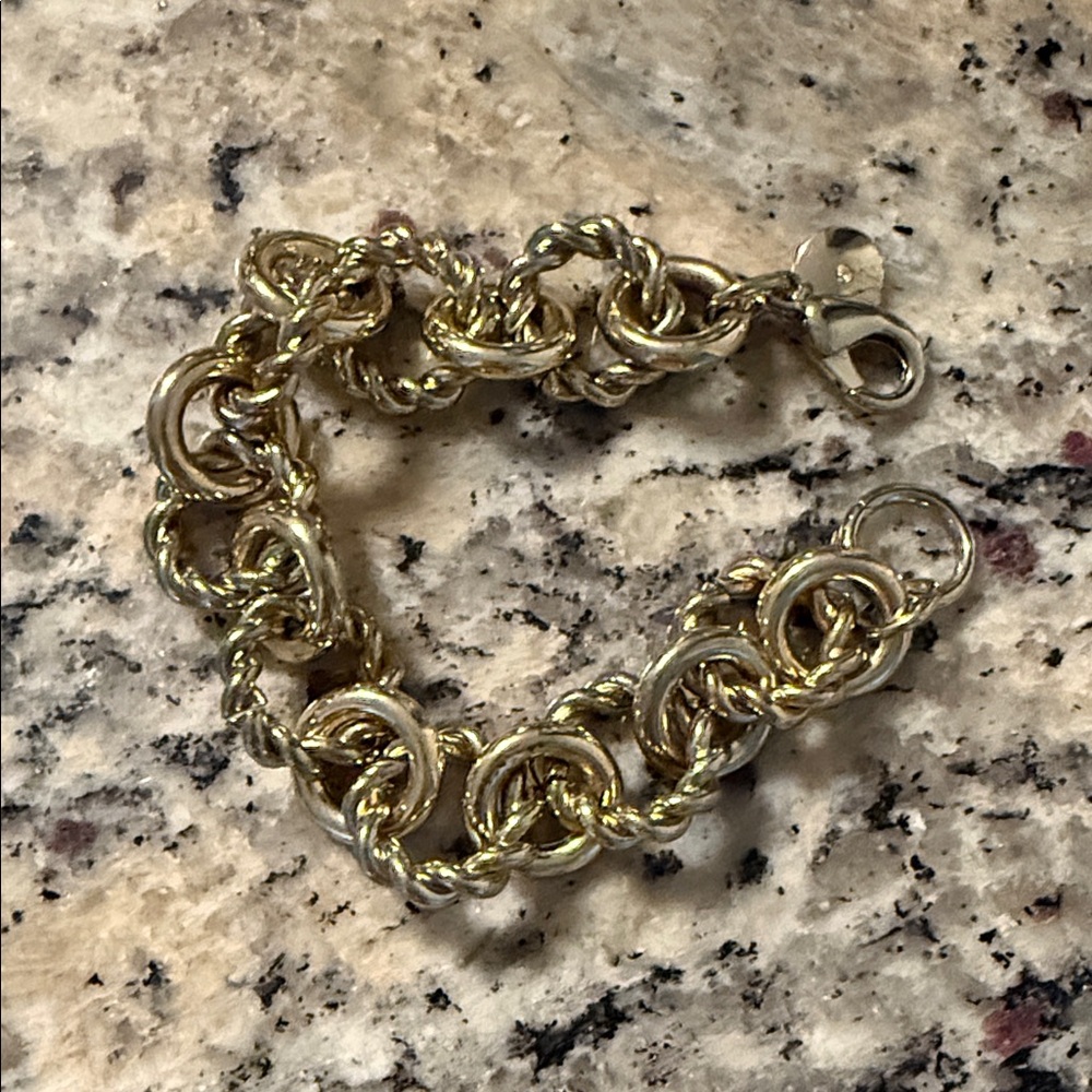 JCrew - Chunky Statement Gold Chain Bracelet